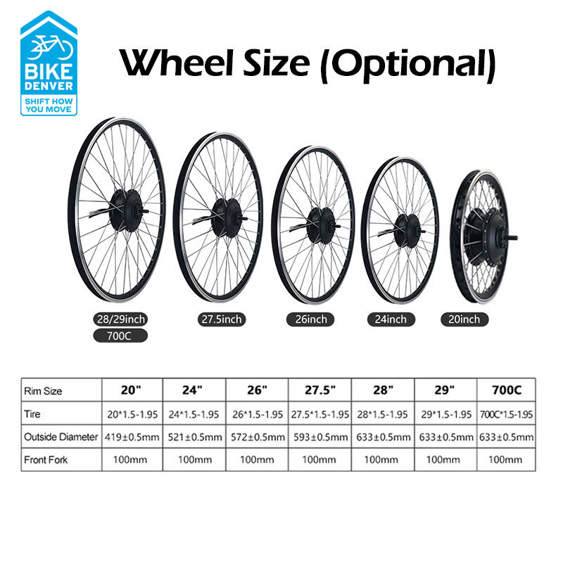 Mtb rim size chart sale